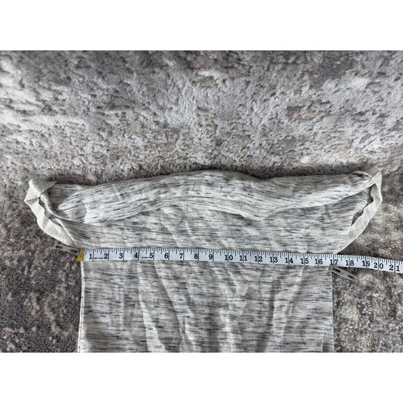 Betsey Johnson Sz XS Sweatshirt Dress Drawstring Drop-Waist Heather Gray - Picture 6 of 10
